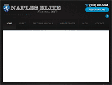 Tablet Screenshot of napleselitetransportation.com